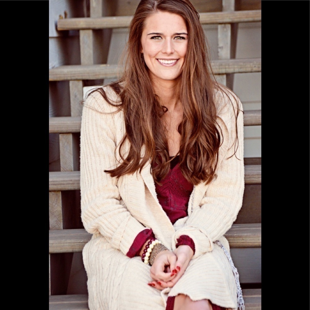 BCBG Long Cable Knit Heathered Coroza Cardigan​​​​​​​​​​